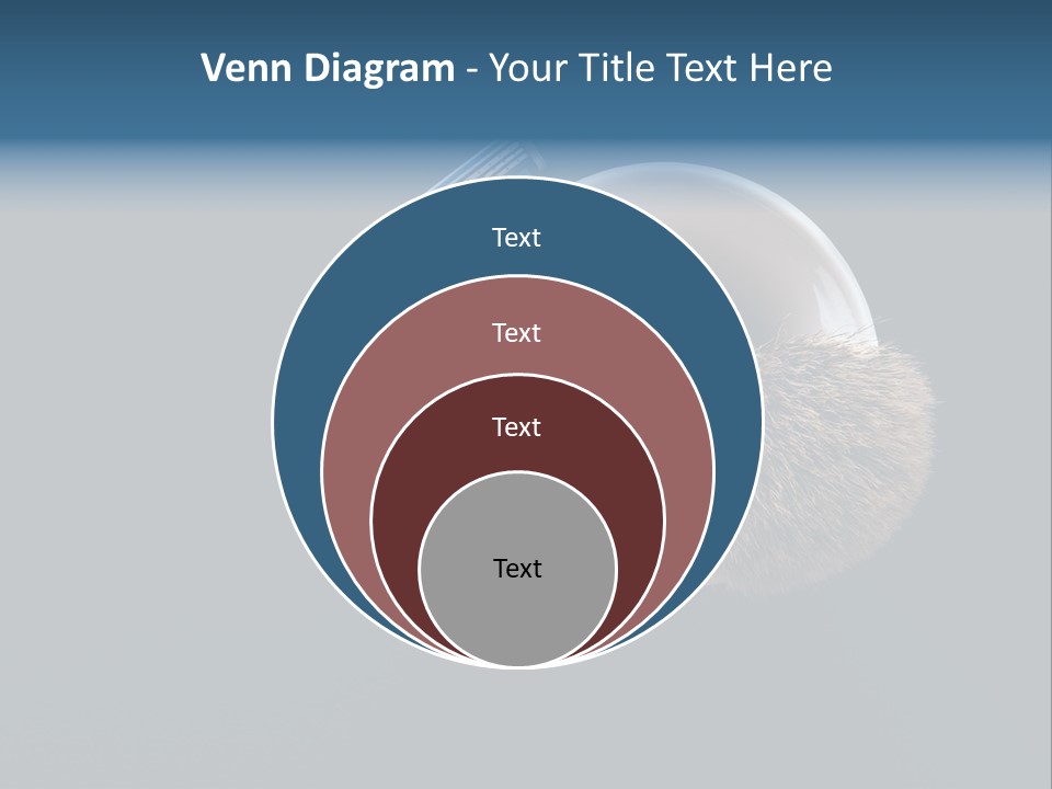 Old Sad Daughter PowerPoint Template