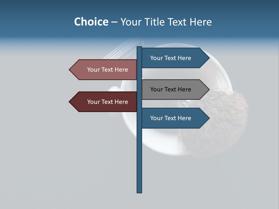 Old Sad Daughter PowerPoint Template