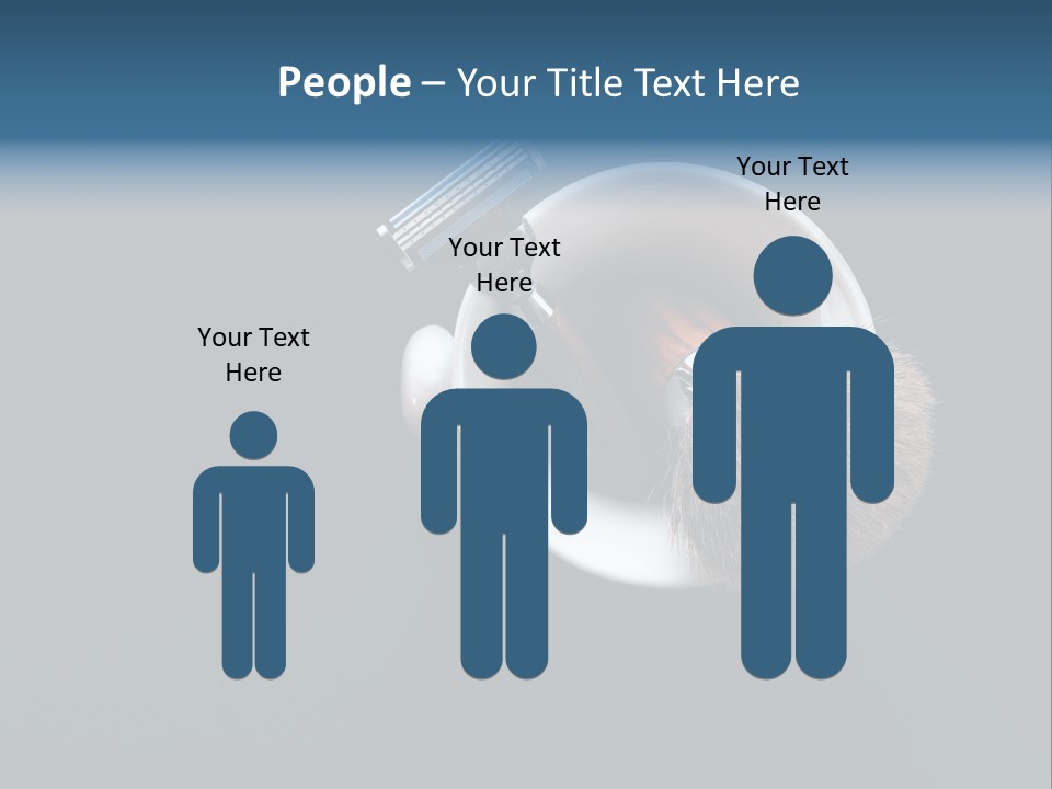 Old Sad Daughter PowerPoint Template