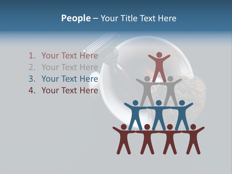 Old Sad Daughter PowerPoint Template