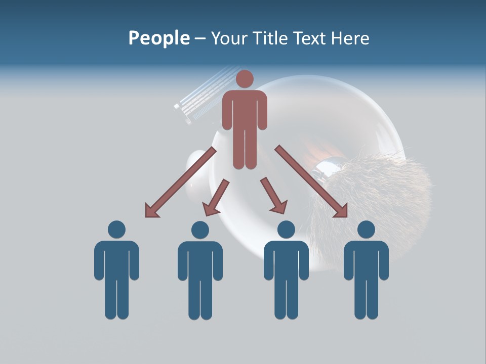 Old Sad Daughter PowerPoint Template