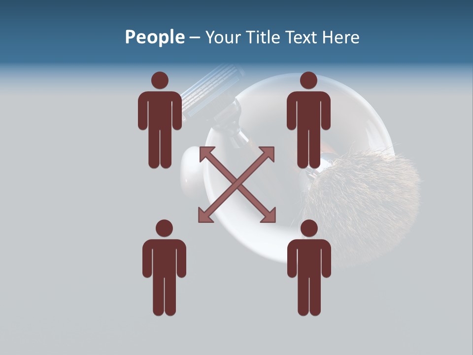 Old Sad Daughter PowerPoint Template