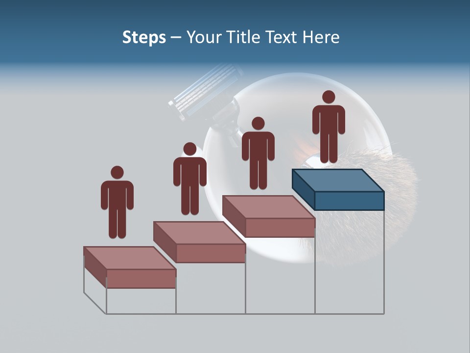 Old Sad Daughter PowerPoint Template