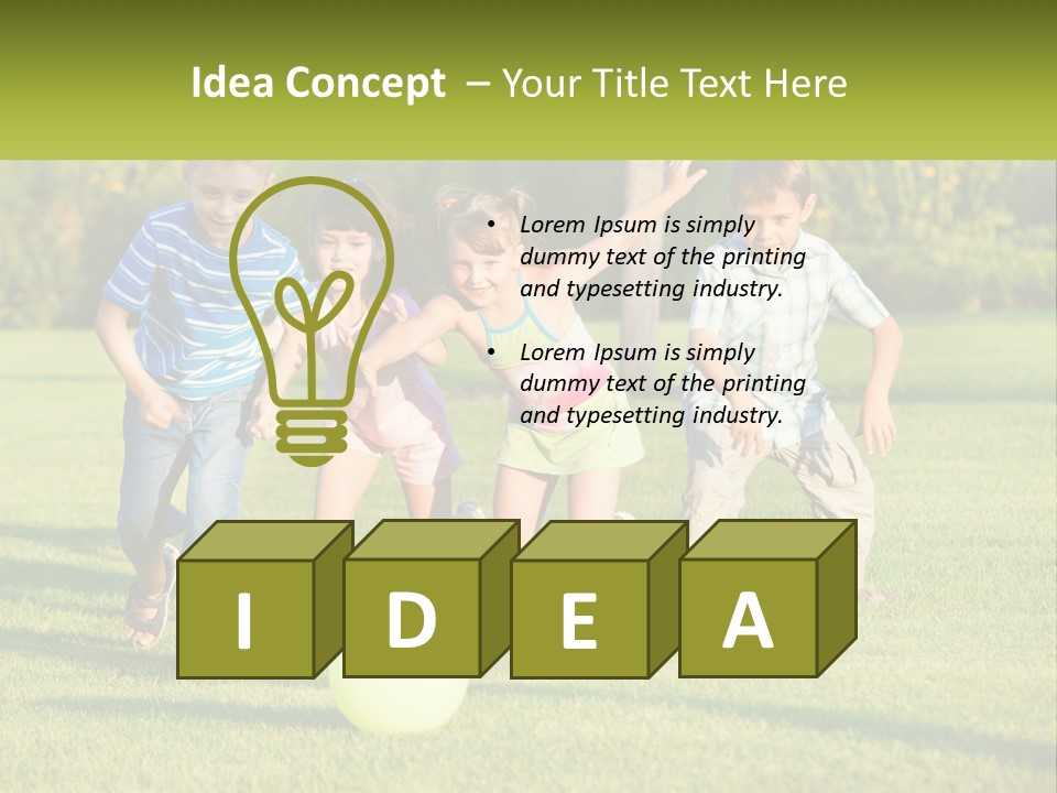 Sunrise Single Beach PowerPoint Template