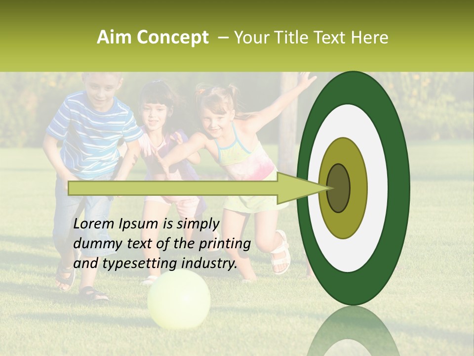 Sunrise Single Beach PowerPoint Template