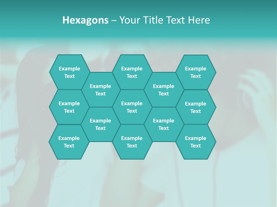 Sunset Daughter Caucasian PowerPoint Template