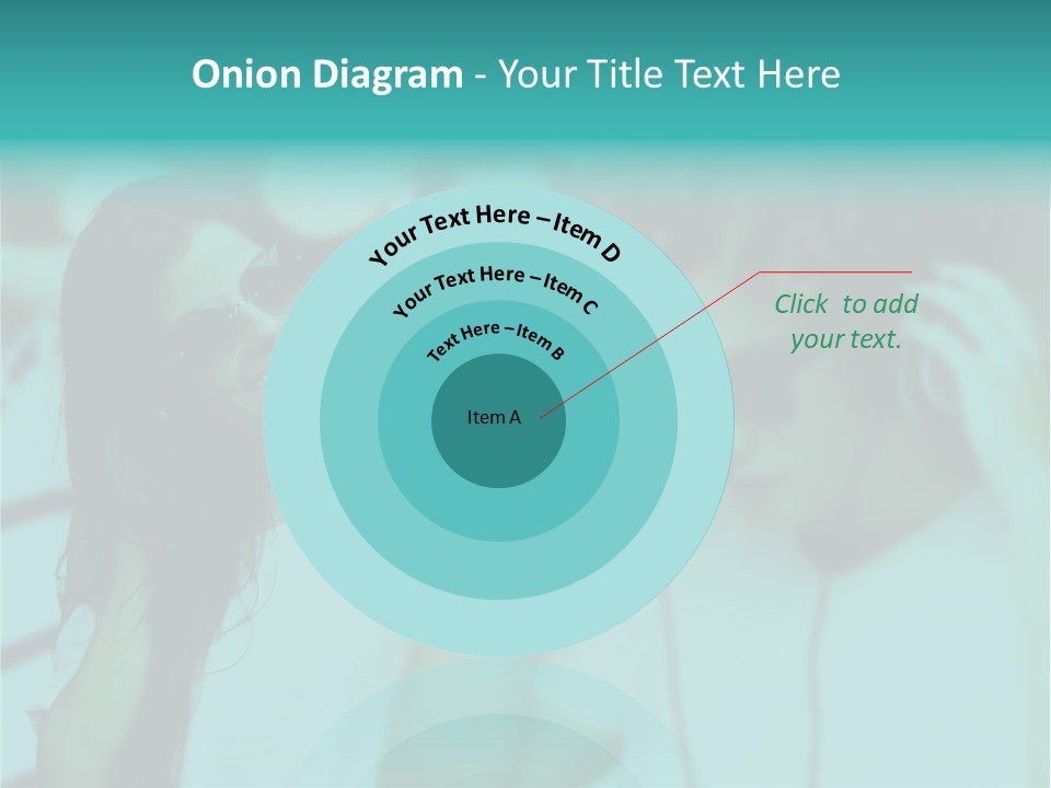 Sunset Daughter Caucasian PowerPoint Template