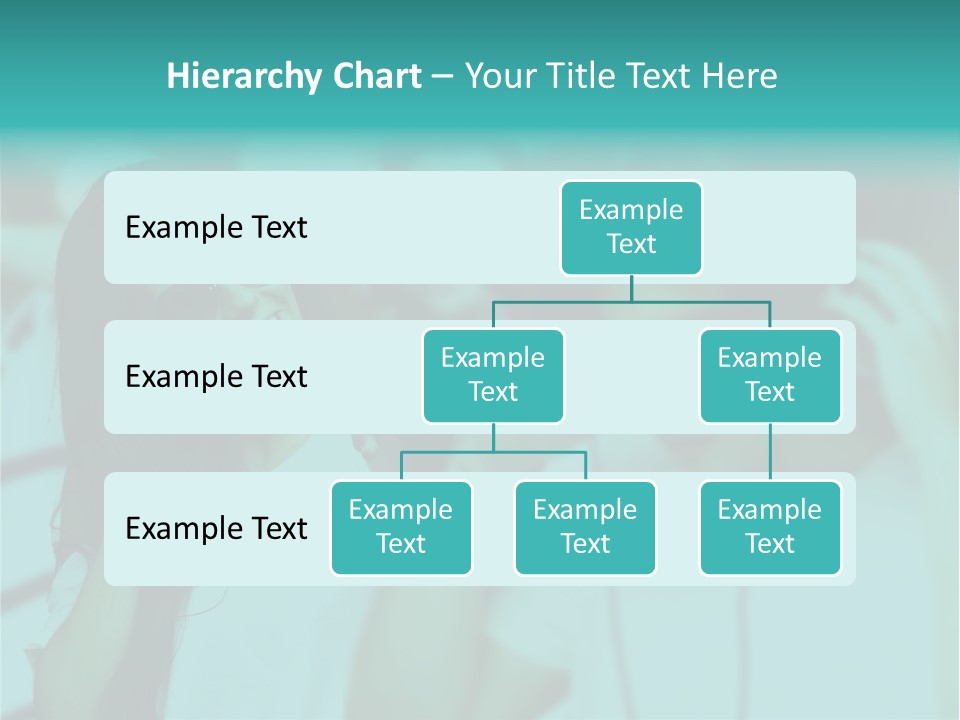Sunset Daughter Caucasian PowerPoint Template