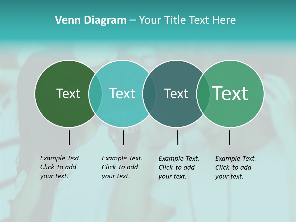 Sunset Daughter Caucasian PowerPoint Template