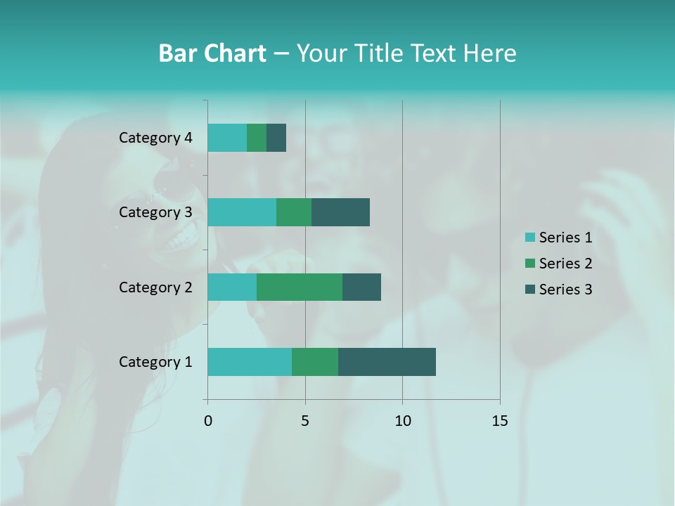 Sunset Daughter Caucasian PowerPoint Template