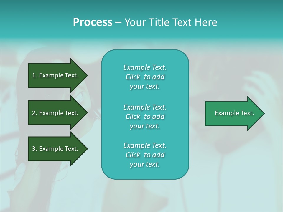 Sunset Daughter Caucasian PowerPoint Template