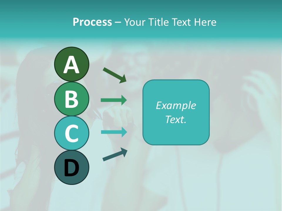 Sunset Daughter Caucasian PowerPoint Template