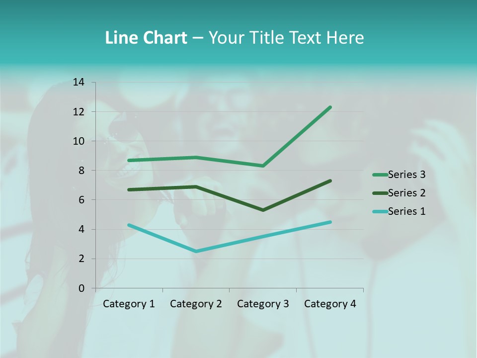Sunset Daughter Caucasian PowerPoint Template