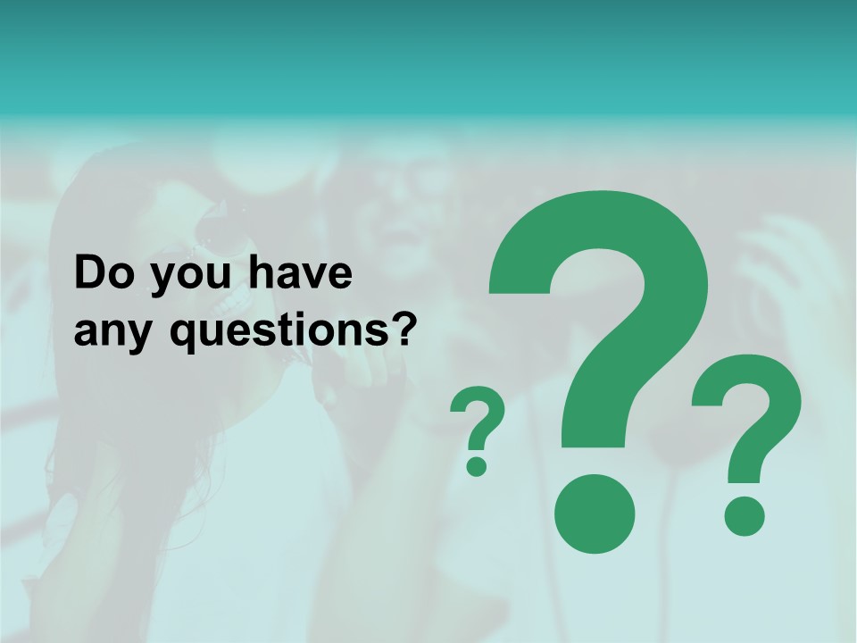 Sunset Daughter Caucasian PowerPoint Template