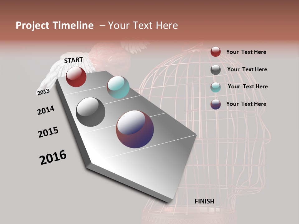Parent Wave Standing PowerPoint Template