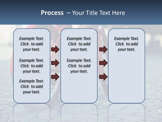 Coast Caucasian Wave PowerPoint Template