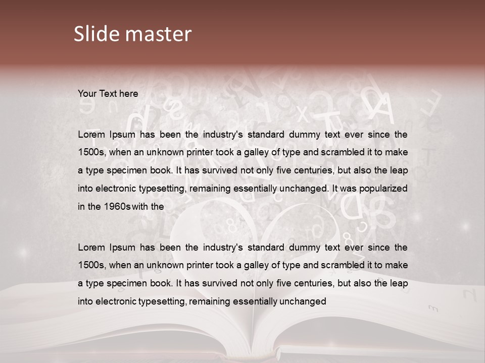 Life Beach White PowerPoint Template