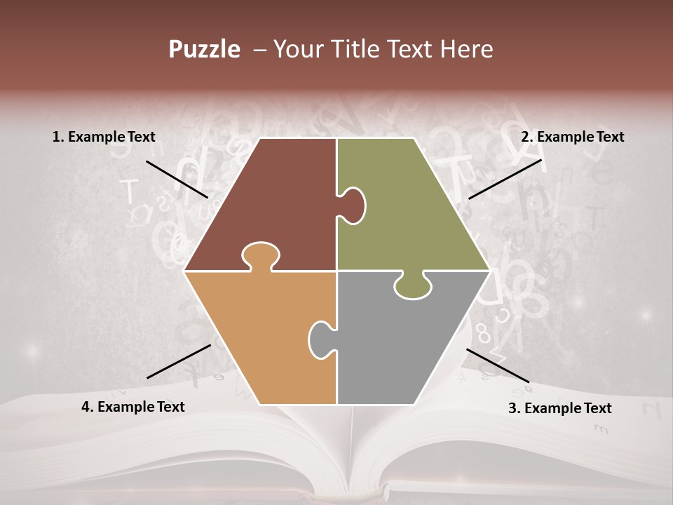 Life Beach White PowerPoint Template