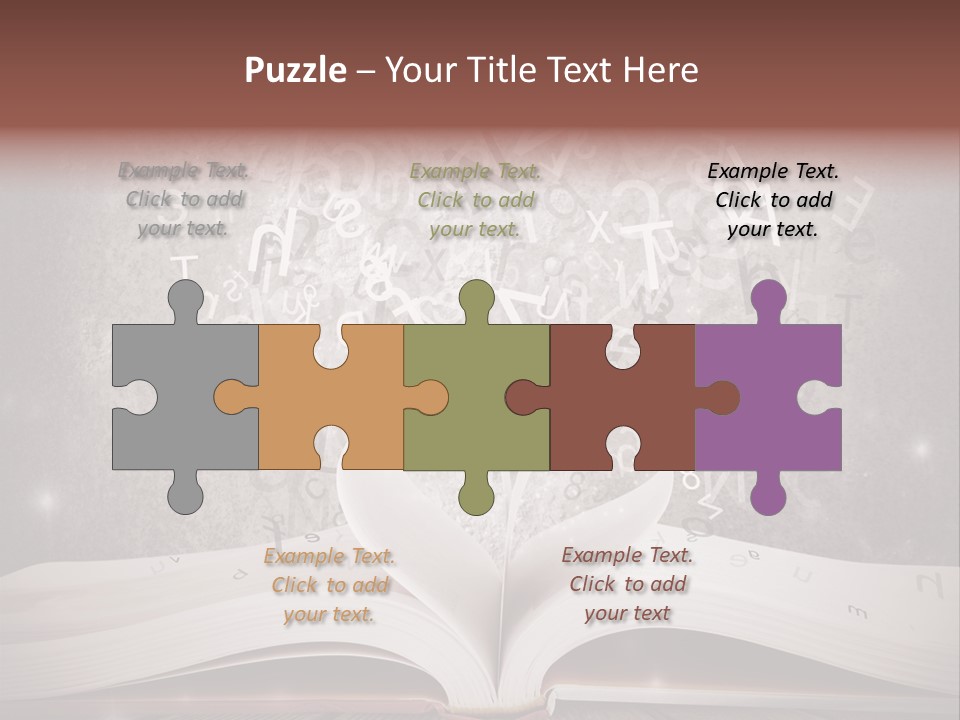 Life Beach White PowerPoint Template