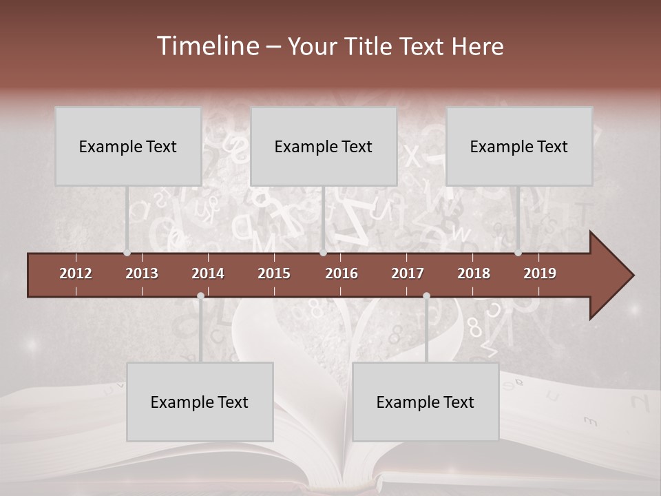 Life Beach White PowerPoint Template