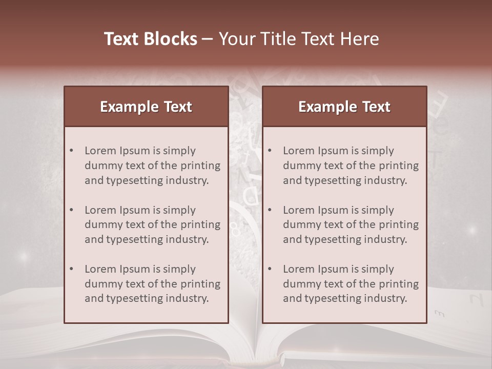 Life Beach White PowerPoint Template