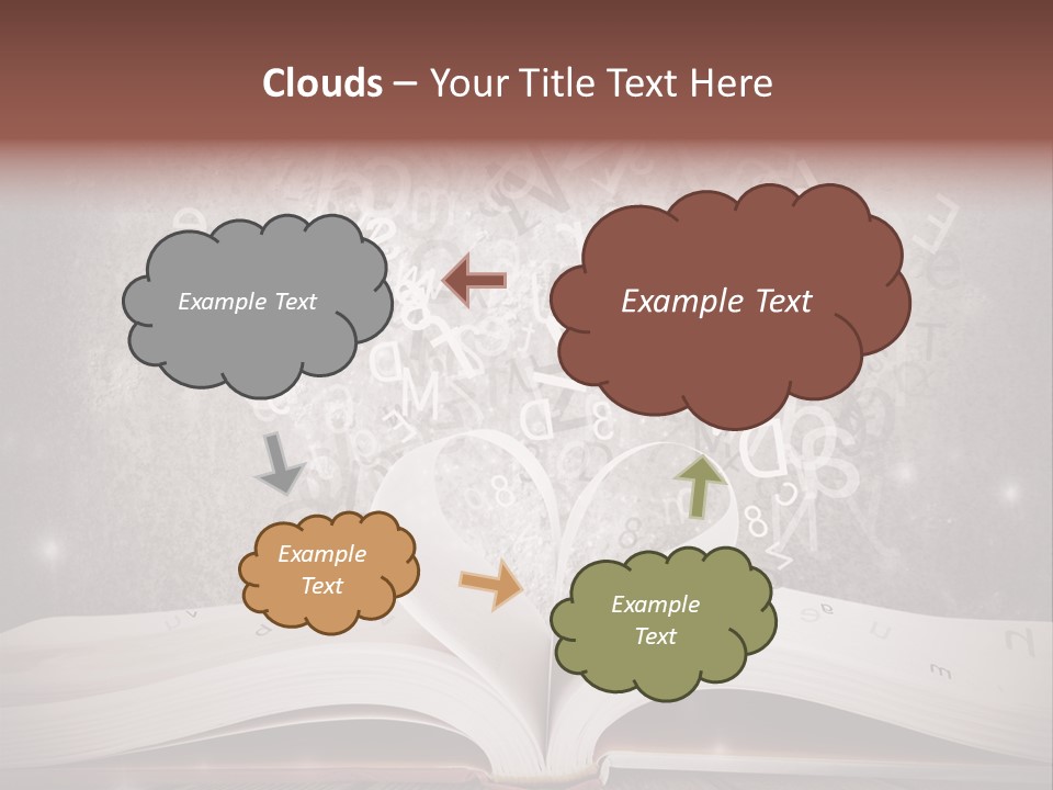 Life Beach White PowerPoint Template