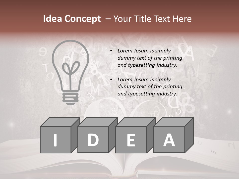 Life Beach White PowerPoint Template