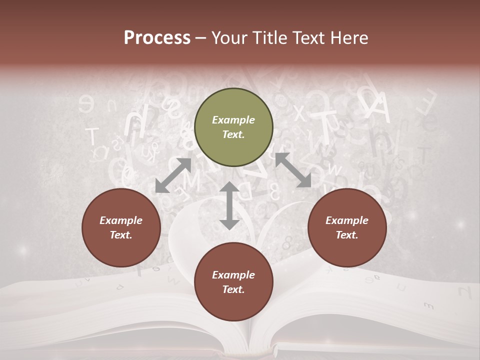 Life Beach White PowerPoint Template