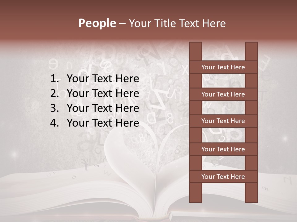 Life Beach White PowerPoint Template