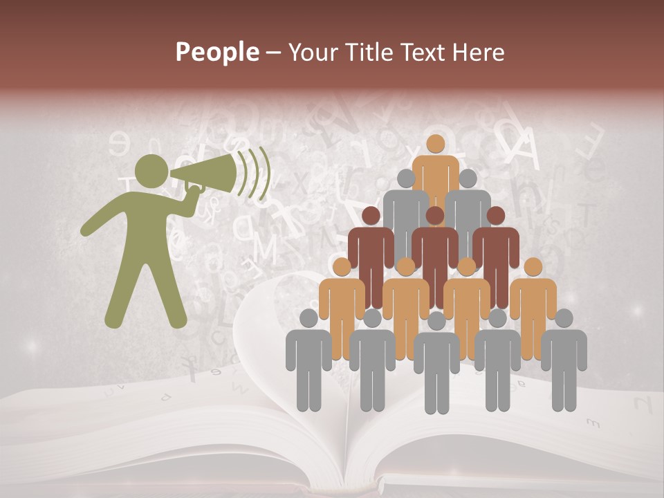 Life Beach White PowerPoint Template