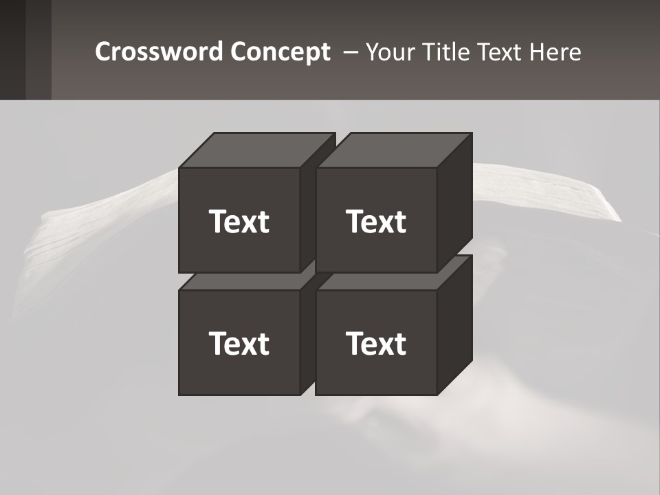 White Daughter Peaceful PowerPoint Template