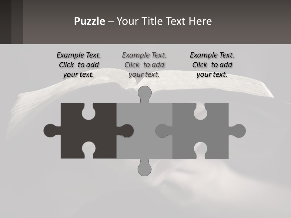 White Daughter Peaceful PowerPoint Template