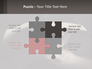 White Daughter Peaceful PowerPoint Template