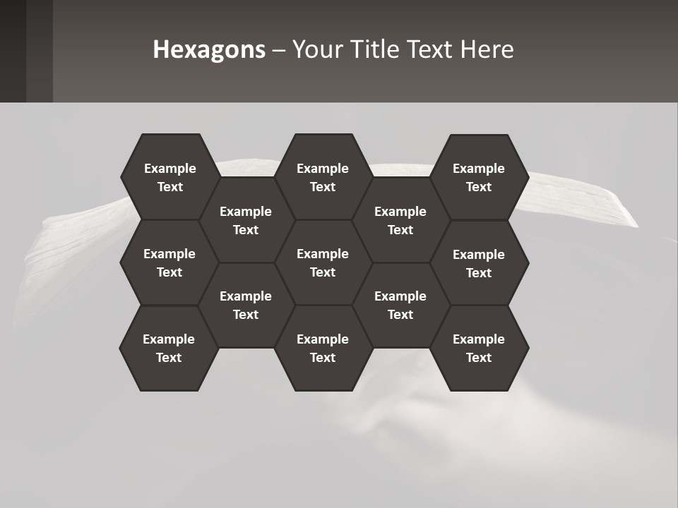 White Daughter Peaceful PowerPoint Template