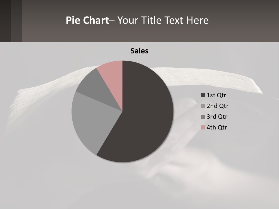 White Daughter Peaceful PowerPoint Template