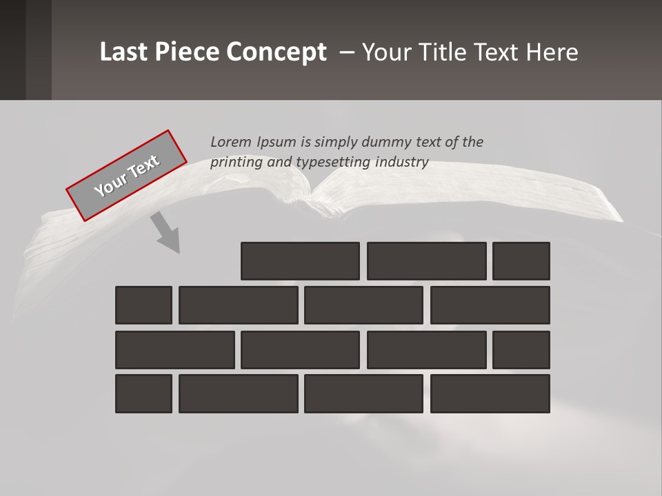 White Daughter Peaceful PowerPoint Template