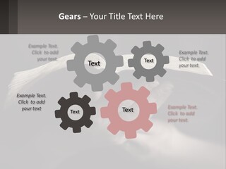 White Daughter Peaceful PowerPoint Template