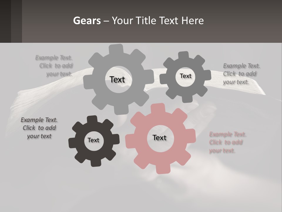 White Daughter Peaceful PowerPoint Template