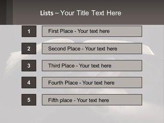 White Daughter Peaceful PowerPoint Template