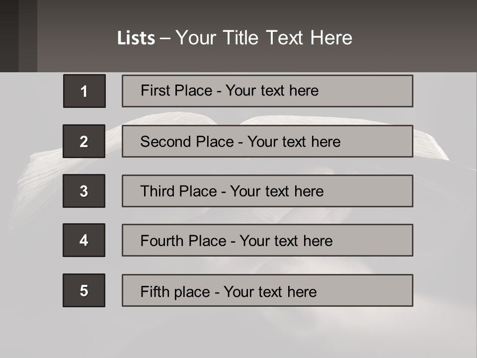 White Daughter Peaceful PowerPoint Template