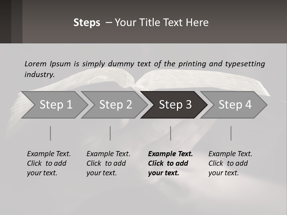 White Daughter Peaceful PowerPoint Template