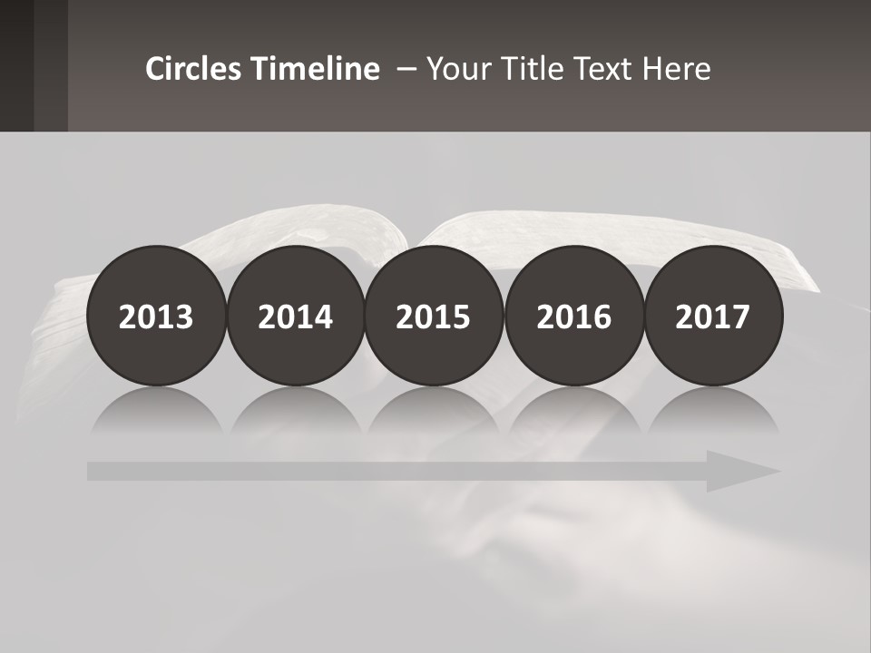 White Daughter Peaceful PowerPoint Template