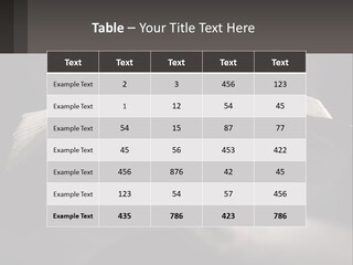 White Daughter Peaceful PowerPoint Template