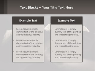 White Daughter Peaceful PowerPoint Template