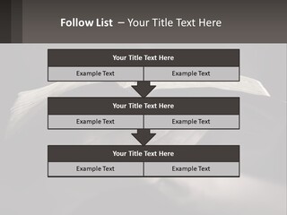 White Daughter Peaceful PowerPoint Template