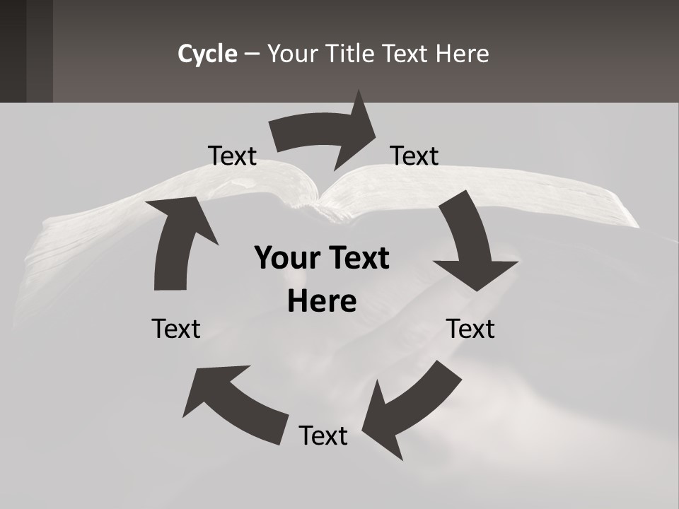 White Daughter Peaceful PowerPoint Template