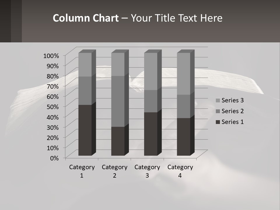 White Daughter Peaceful PowerPoint Template