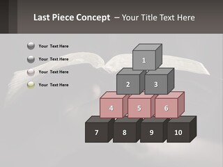 White Daughter Peaceful PowerPoint Template