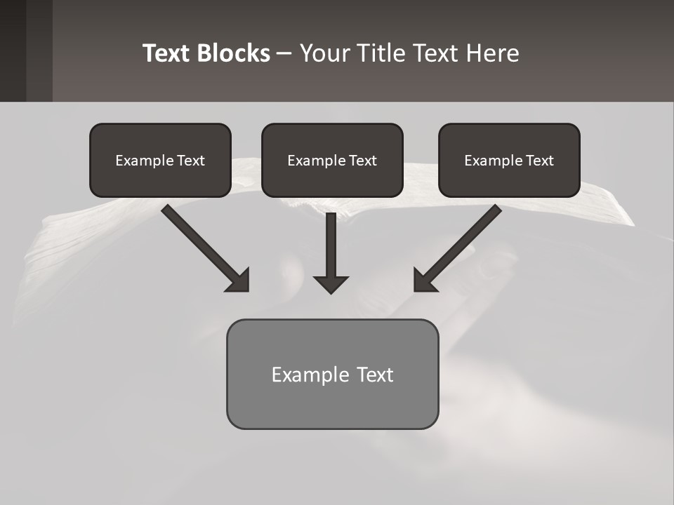 White Daughter Peaceful PowerPoint Template