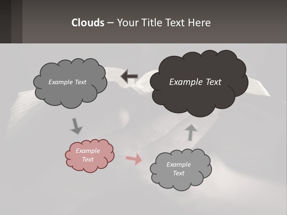 White Daughter Peaceful PowerPoint Template